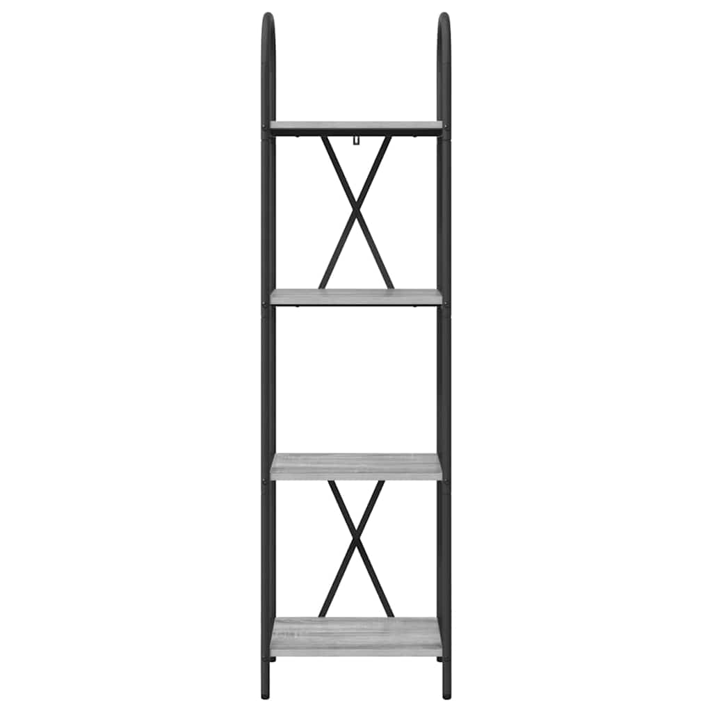 Bookshelf Grey sonoma 40 x 30 x 146 cm Engineered wood