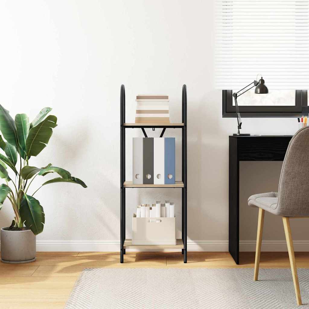 Bookshelf Sonoma oak 40 x 30 x 109 cm Engineered wood