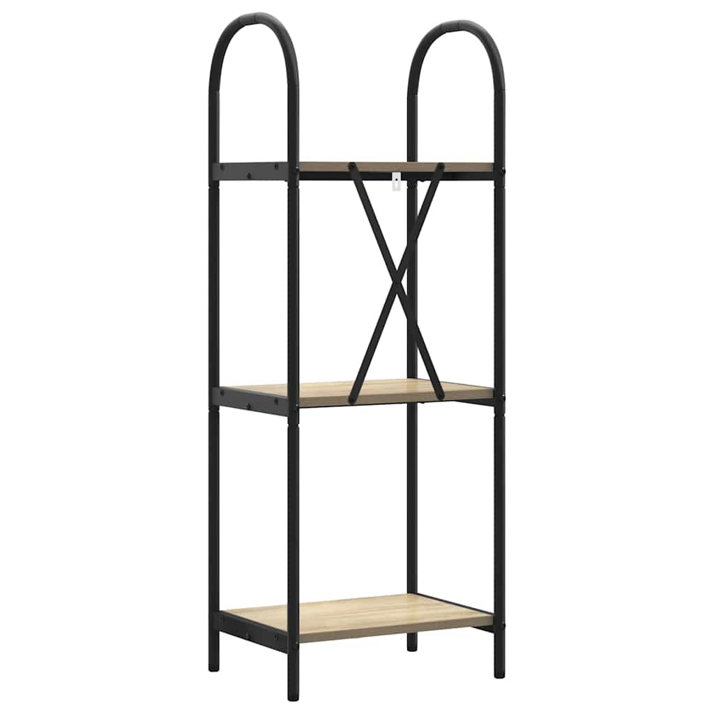 Bookshelf Sonoma oak 40 x 30 x 109 cm Engineered wood