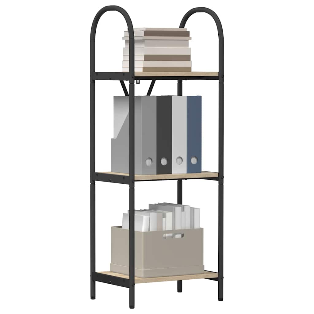 Bookshelf Sonoma oak 40 x 30 x 109 cm Engineered wood