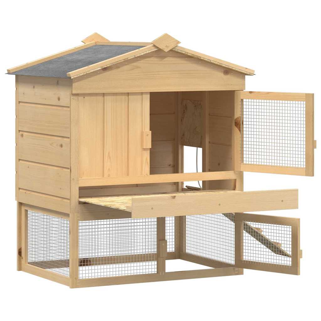 Chicken coop Brown 75 x 59 x 60 cm
