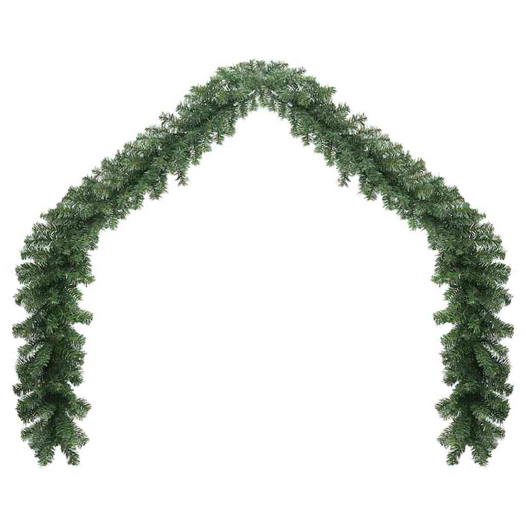 Christmas Garland 2 pcs Green 40 m PVC