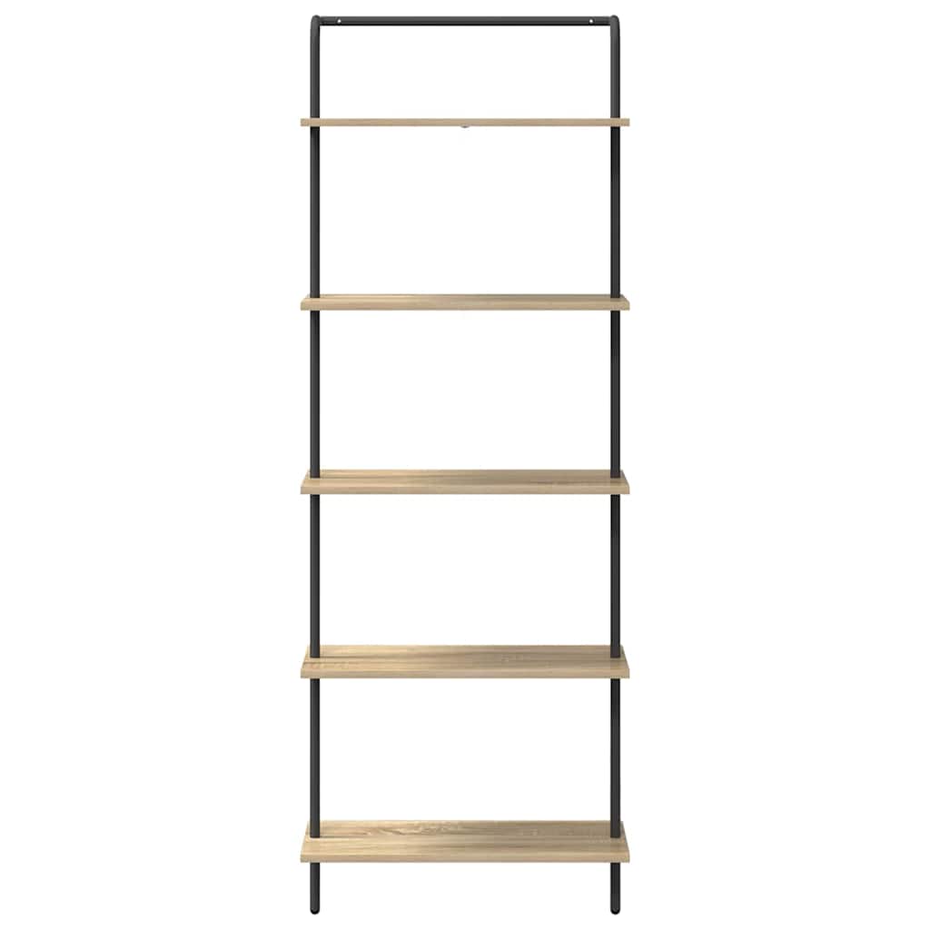 Bookshelf Sonoma oak 60 x 24 x 168 cm Engineered wood