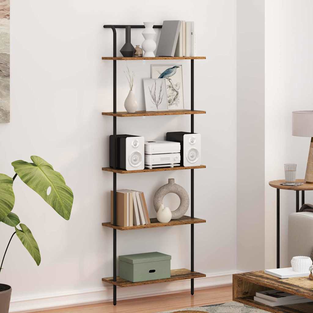 Bookshelf Old wood 60 x 24 x 168 cm Engineered wood