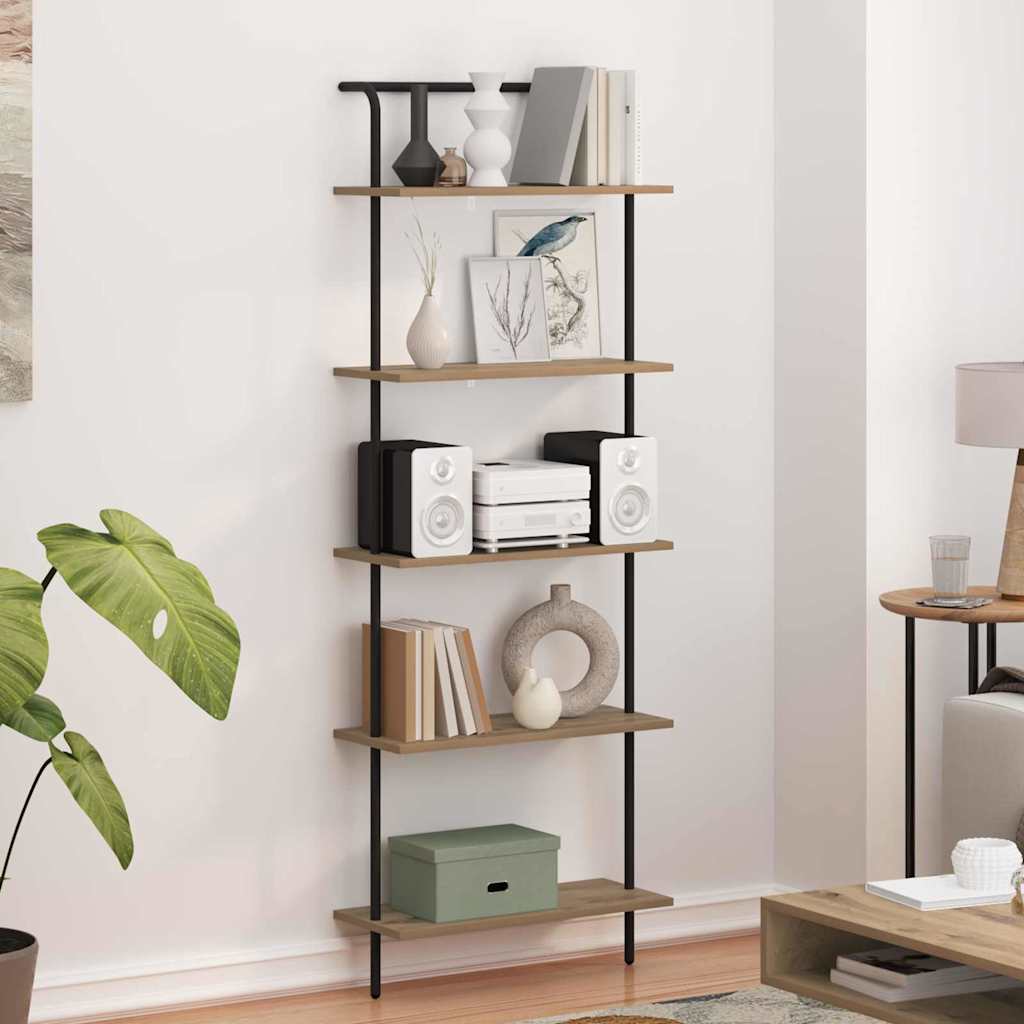 Bookshelf Artisan oak 60 x 24 x 168 cm Engineered wood