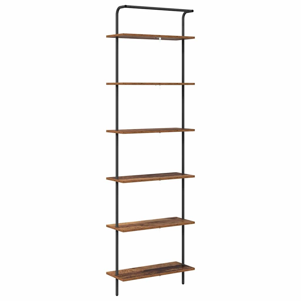 Bookshelf Old wood 60 x 24 x 203 cm Engineered wood