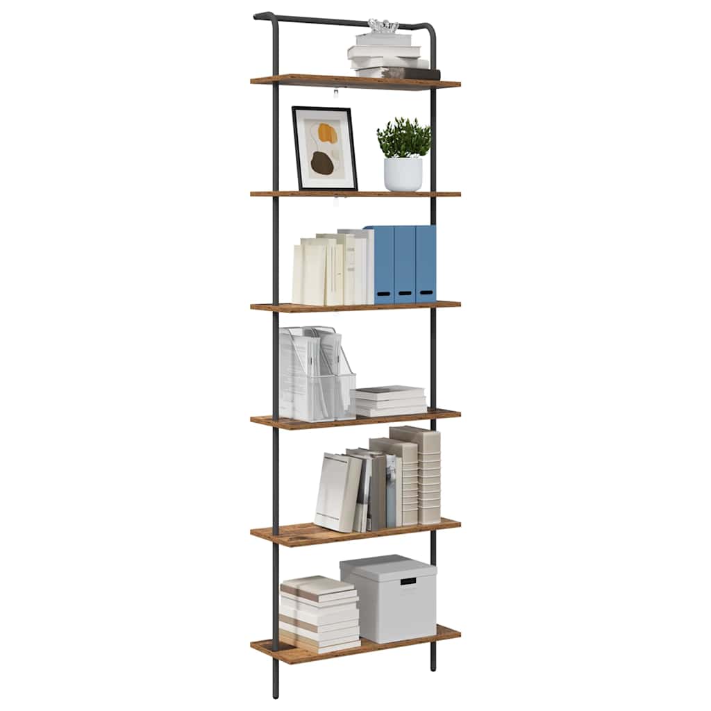 Bookshelf Old wood 60 x 24 x 203 cm Engineered wood