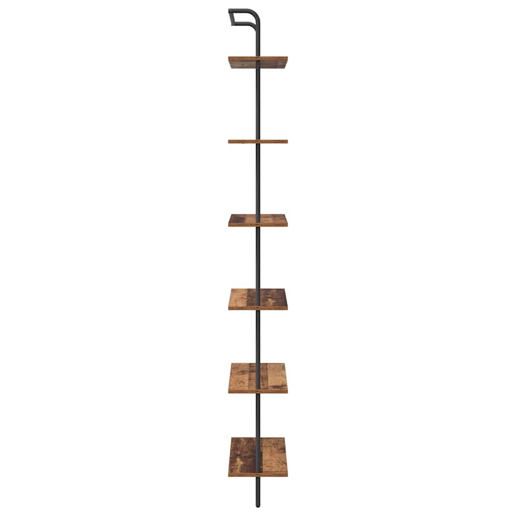 Bookshelf Old wood 60 x 24 x 203 cm Engineered wood
