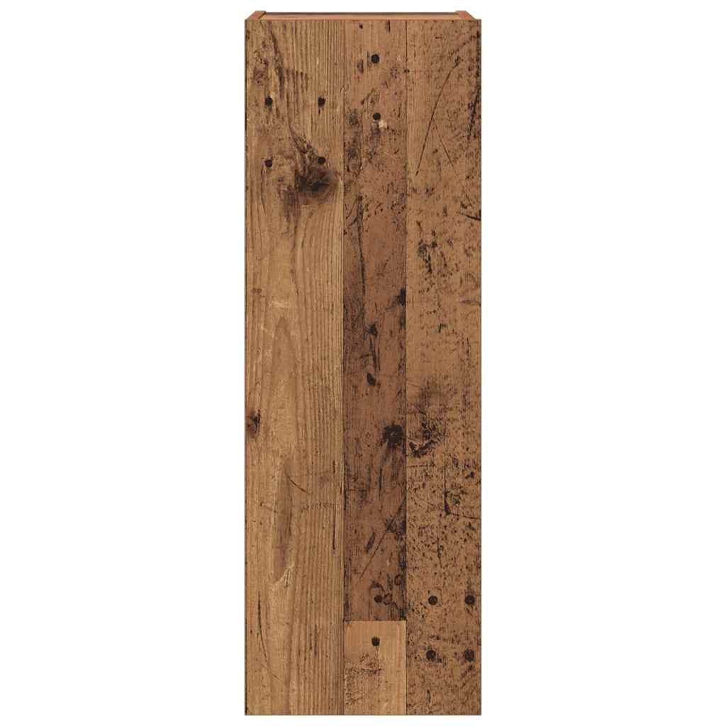 4 Piece TV Cabinet Set Old Wood Engineered Wood