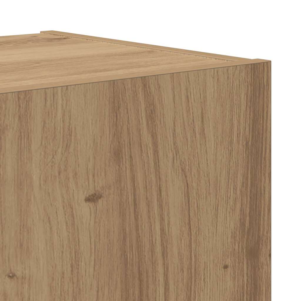 4 Piece TV Cabinet Set Artisan Oak Engineered Wood