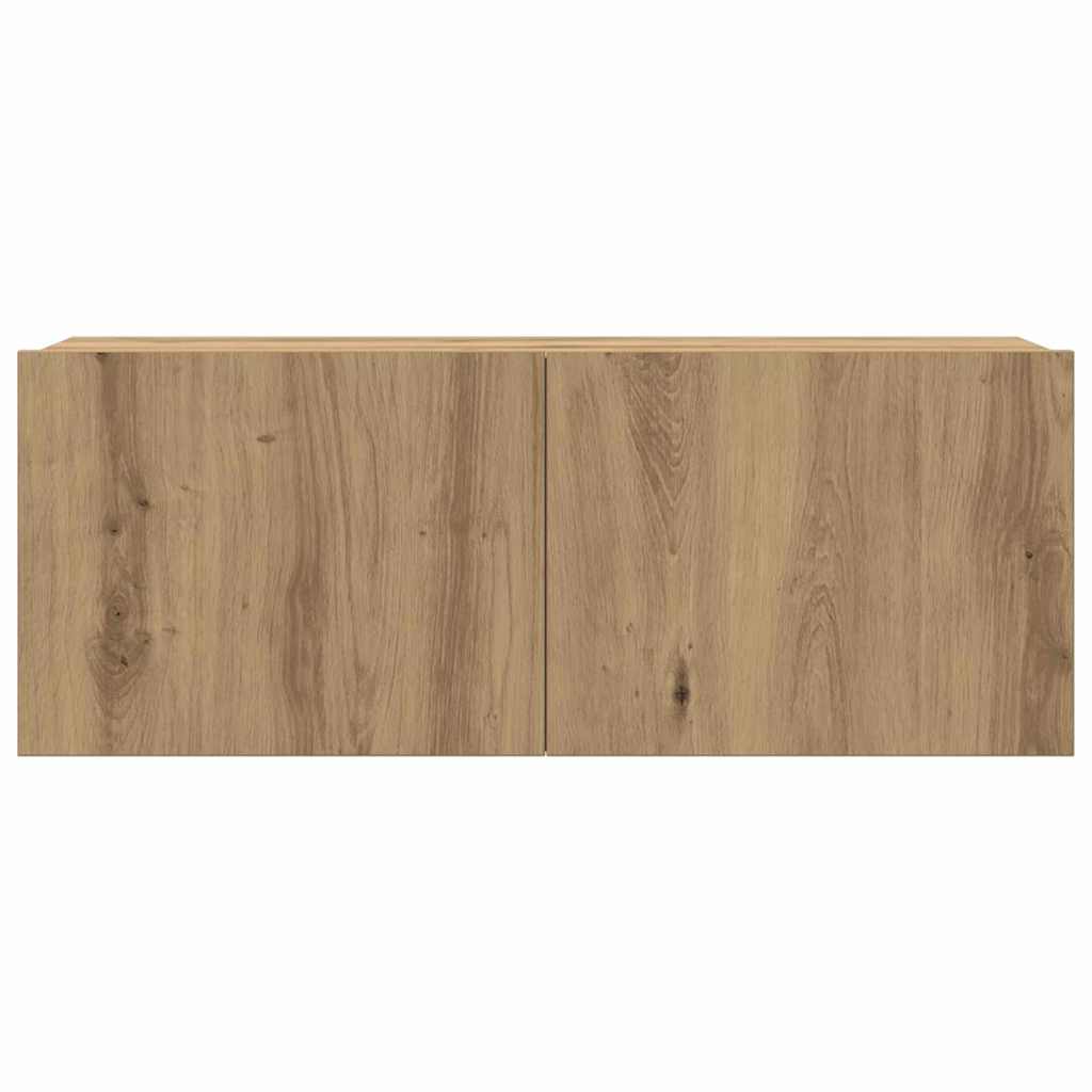 4 Piece TV Cabinet Set Artisan Oak Engineered Wood