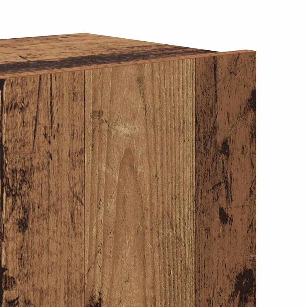 6 Piece TV Cabinet Set Old Wood Engineered Wood