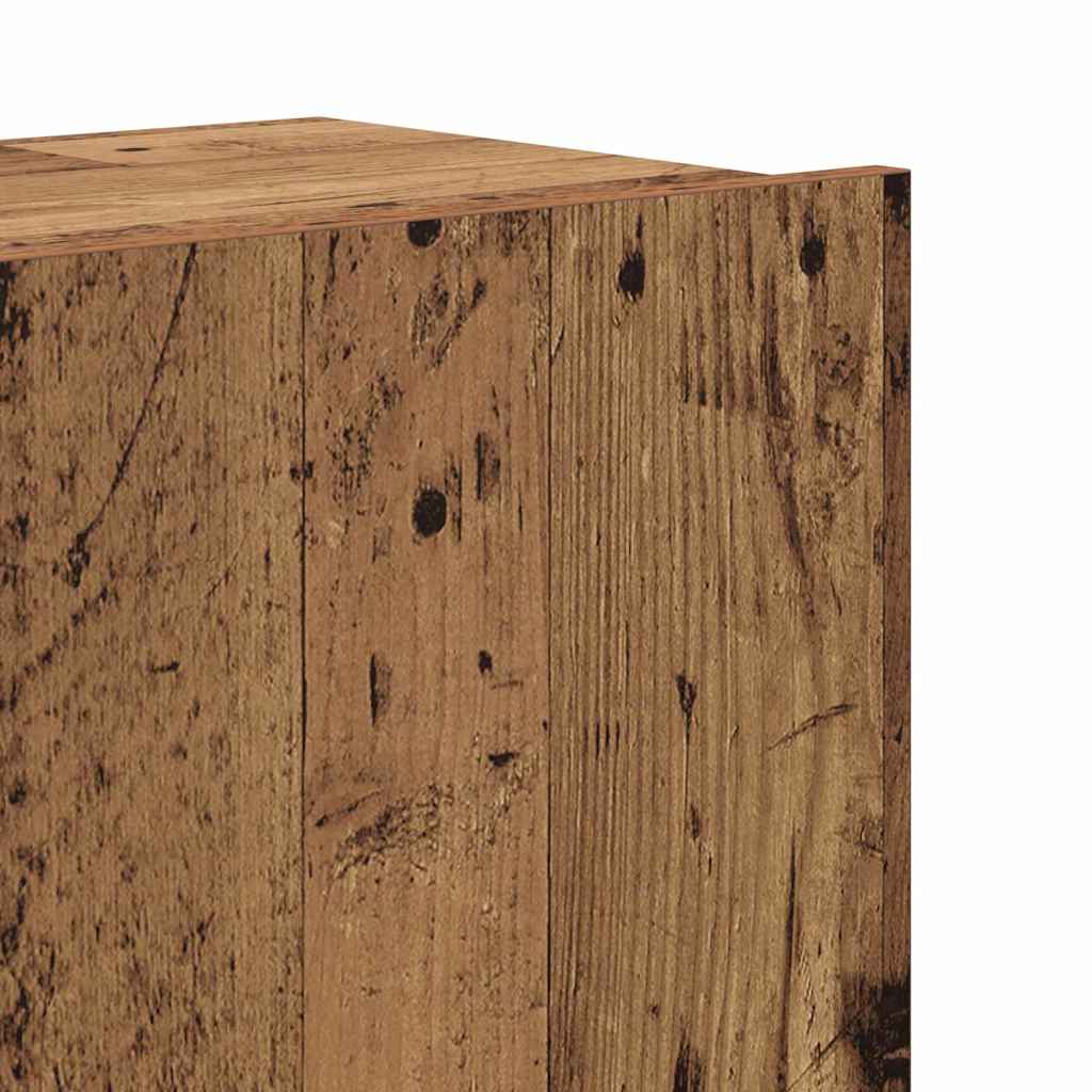 6 Piece TV Cabinet Set Old Wood Engineered Wood