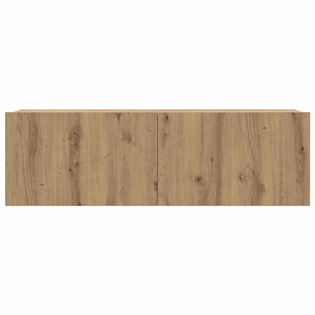 6 Piece TV Cabinet Set Artisan Oak Engineered Wood