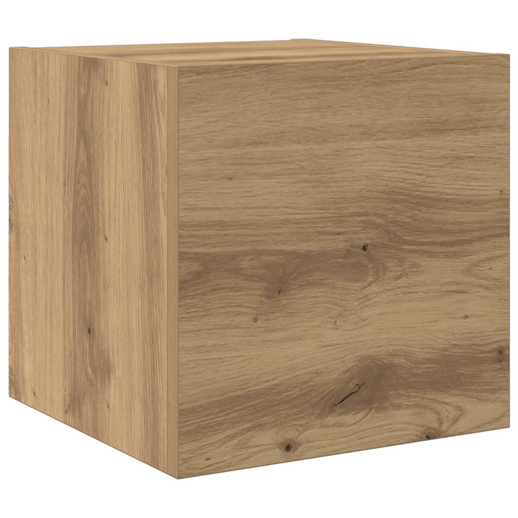6 Piece TV Cabinet Set Artisan Oak Engineered Wood