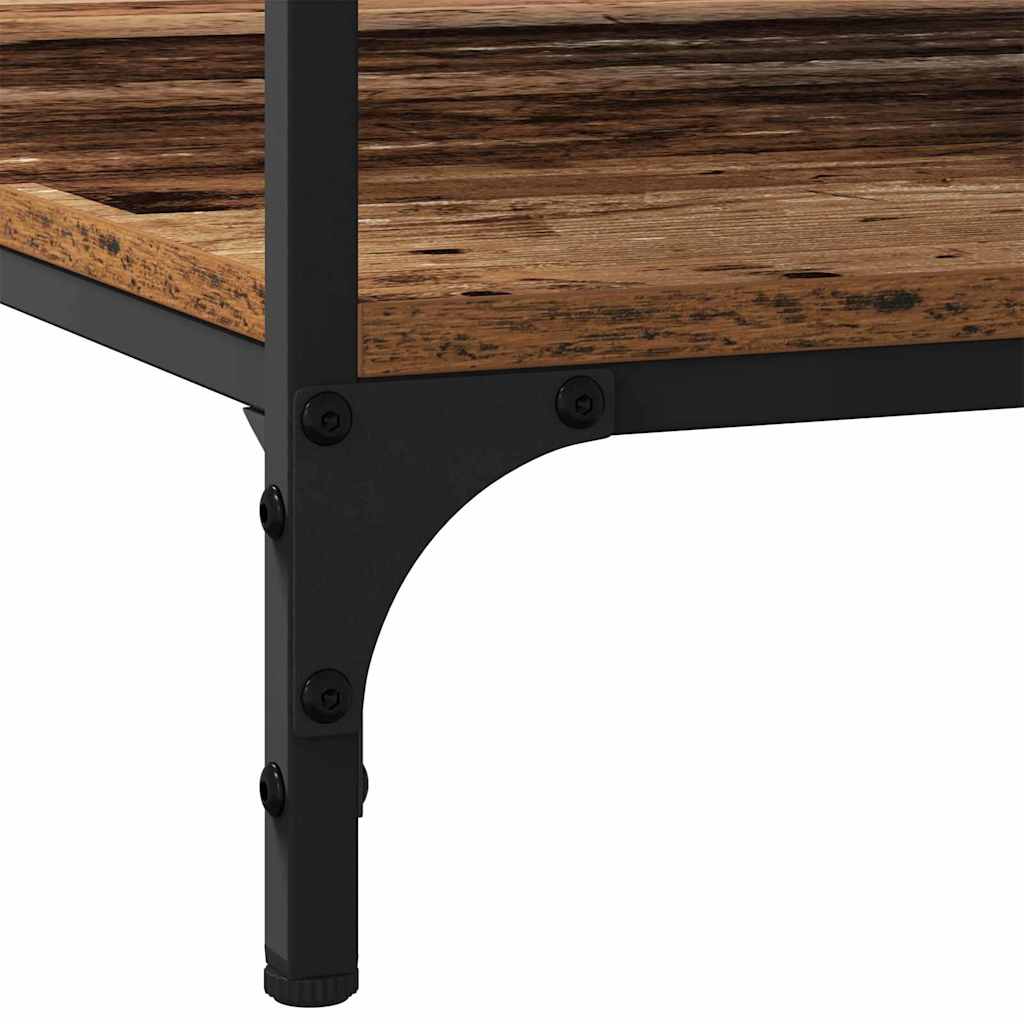 Coffee Table Old wood 100 x 100 x 40 cm Engineered wood