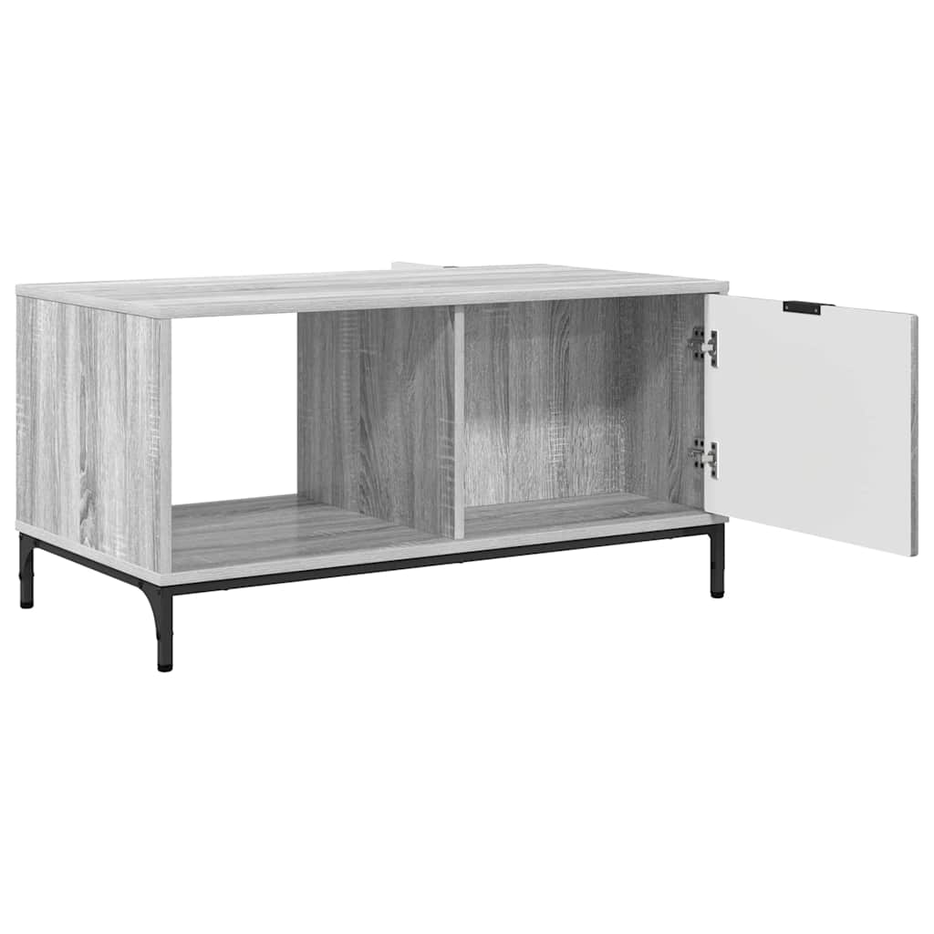 Coffee Table Grey sonoma 90 x 49 x 46 cm Engineered wood