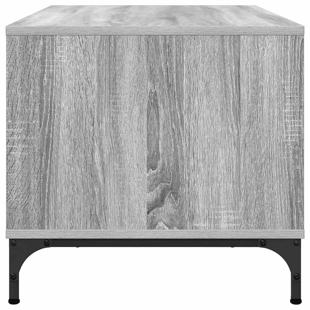 Coffee Table Grey sonoma 90 x 49 x 46 cm Engineered wood