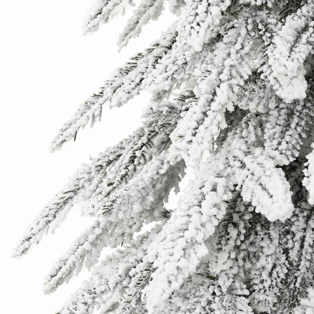 Christmas Tree with LED Strip Lights White 150 cm PE