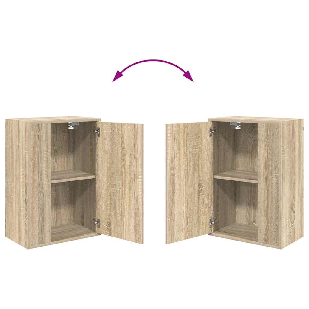4 Piece TV Cabinet Set 4 pcs Sonoma oak Engineered wood