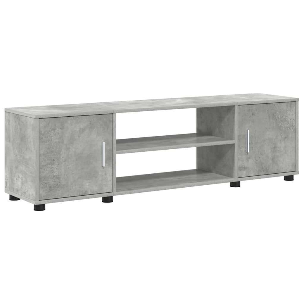 4 Piece TV Cabinet Set 4 pcs Concrete grey Engineered wood