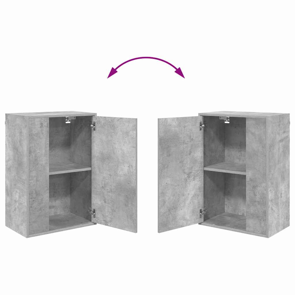 4 Piece TV Cabinet Set 4 pcs Concrete grey Engineered wood