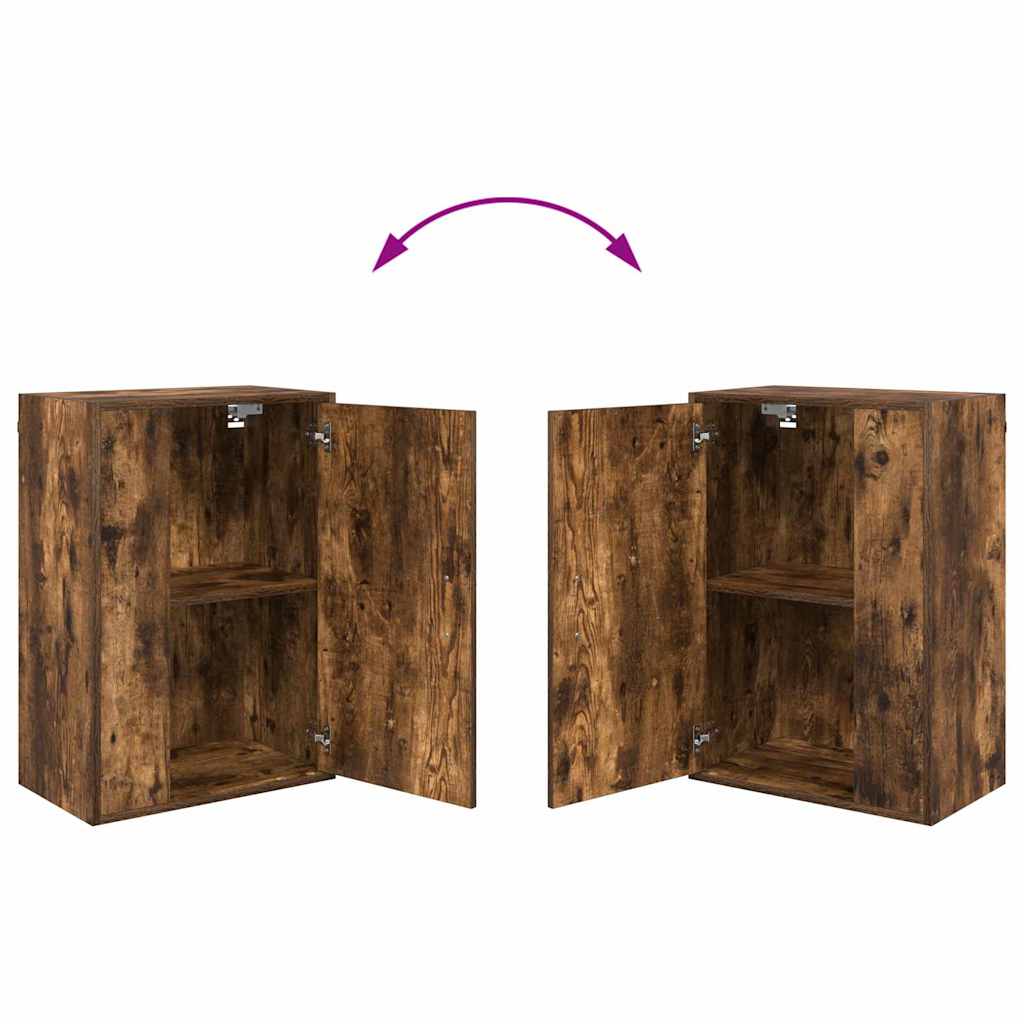 4 Piece TV Cabinet Set 4 pcs Somoked oak Engineered wood