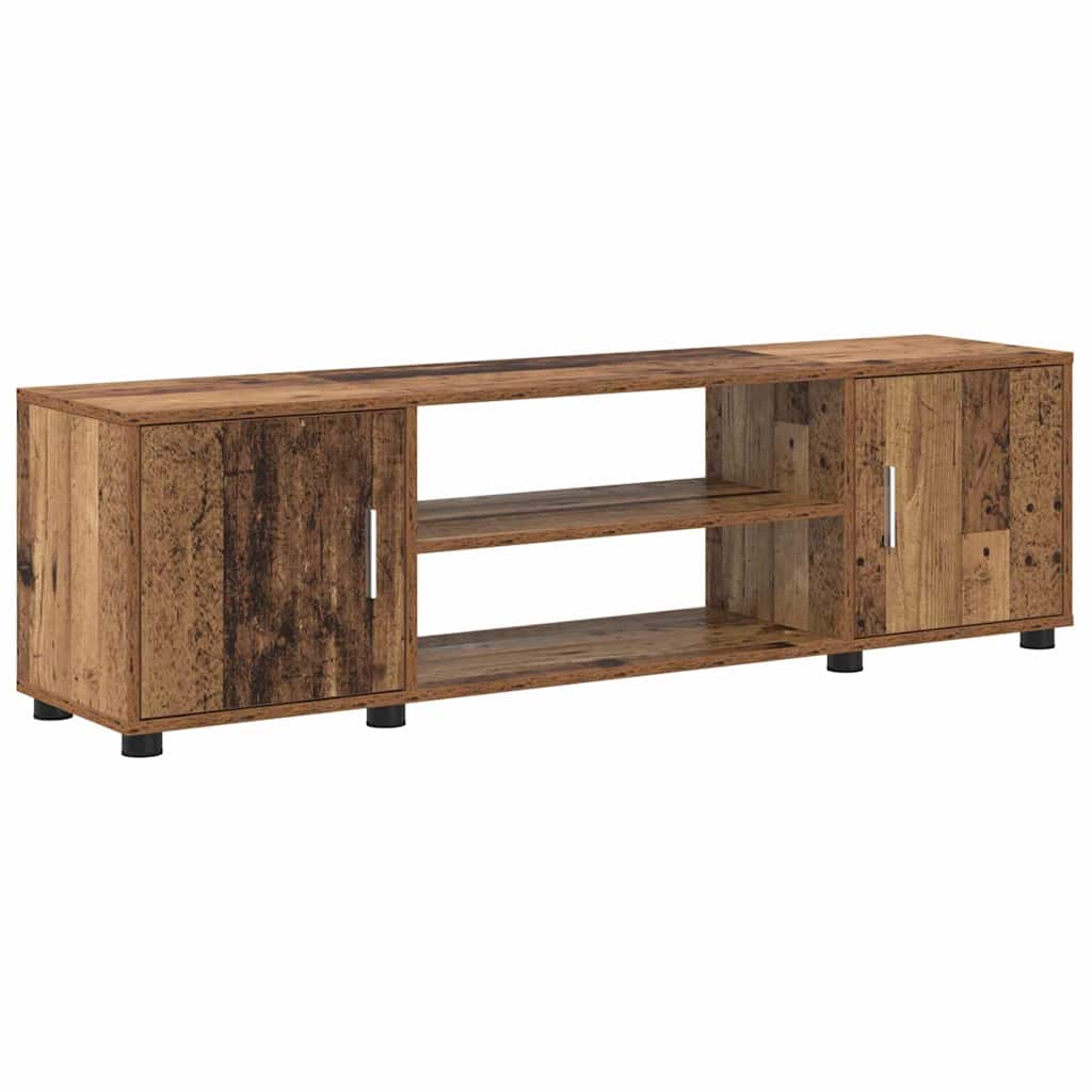 4 Piece TV Cabinet Set 4 pcs Old wood Engineered wood