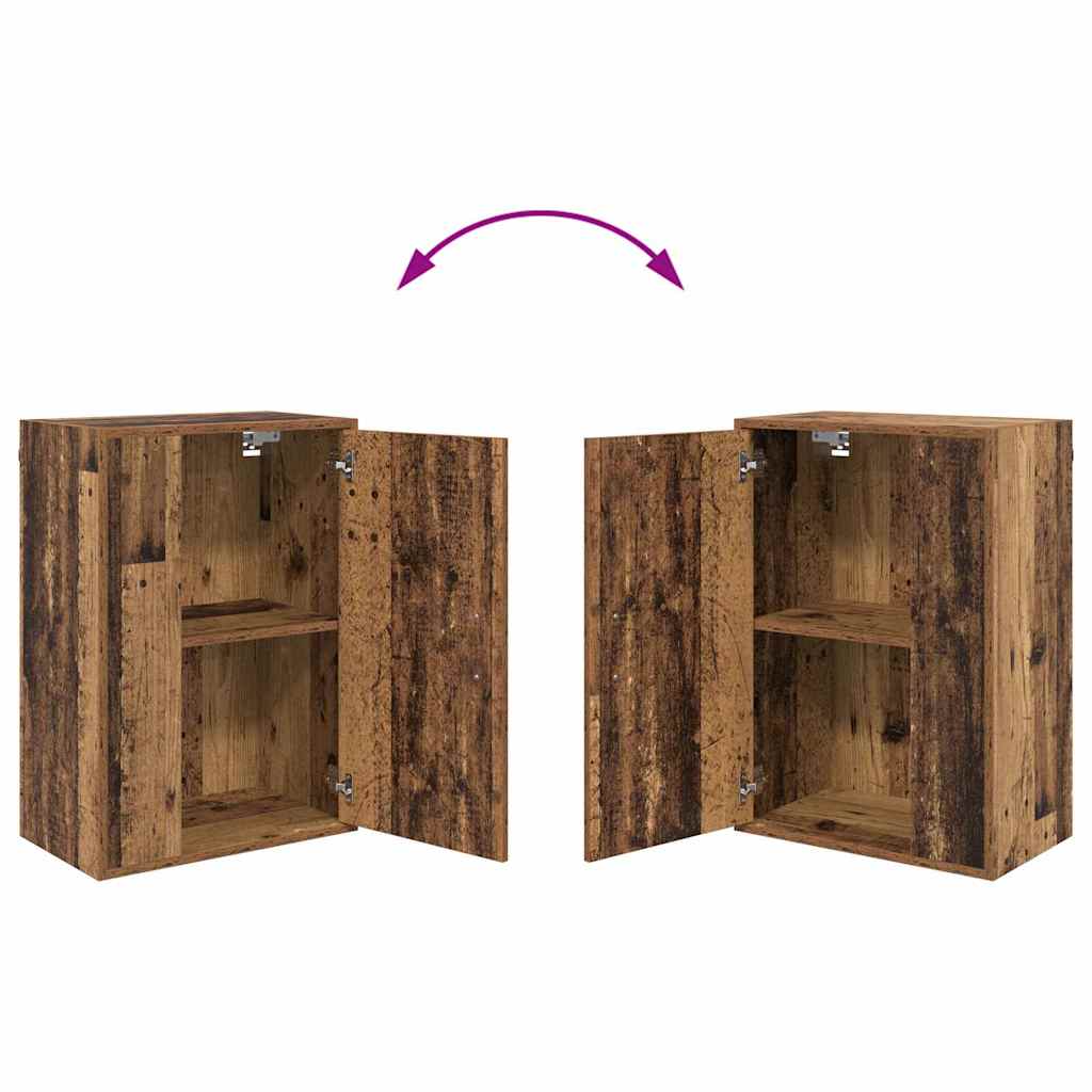 4 Piece TV Cabinet Set 4 pcs Old wood Engineered wood