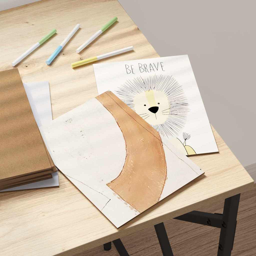 12 pcs White Engineered wood