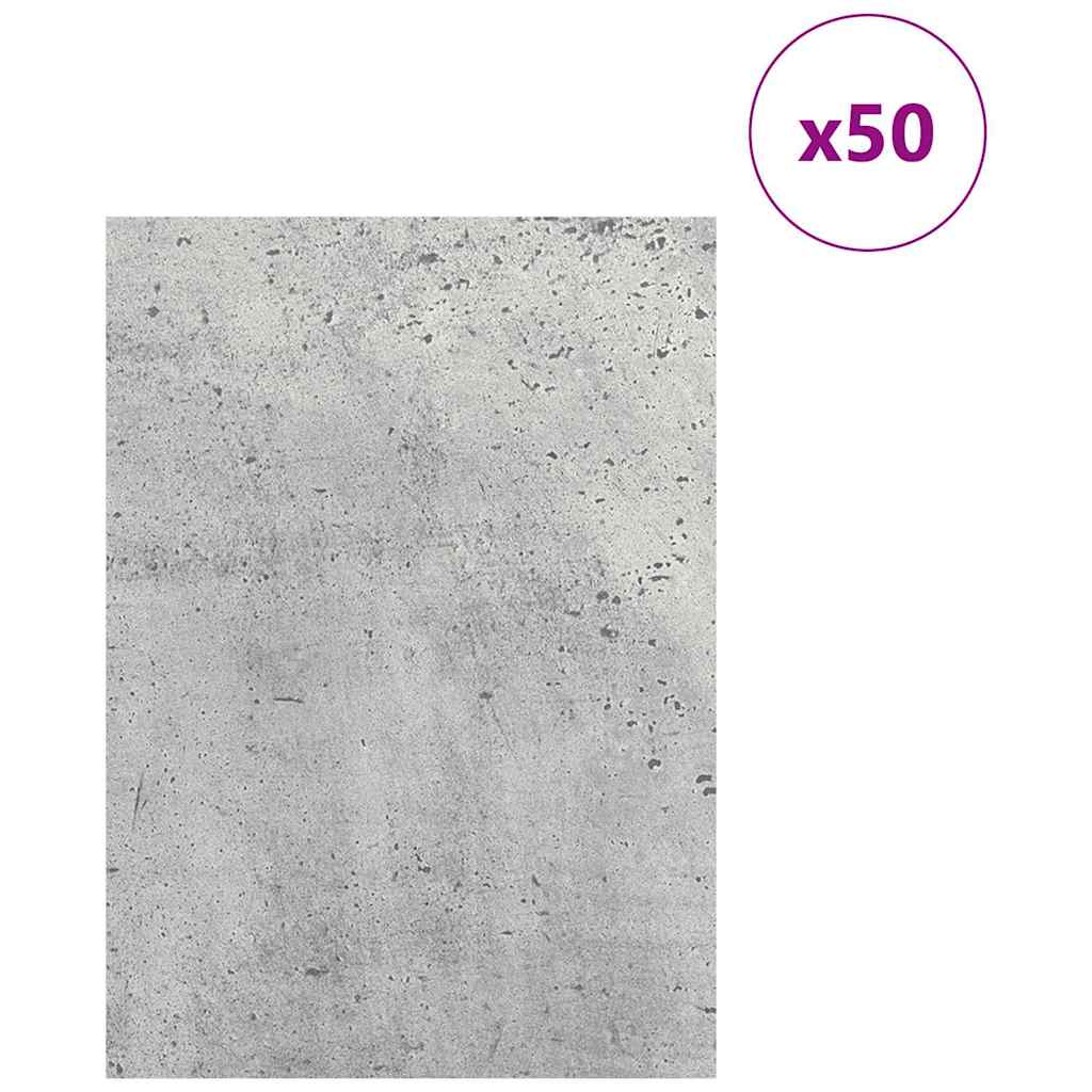 50 pcs Concrete grey Engineered wood