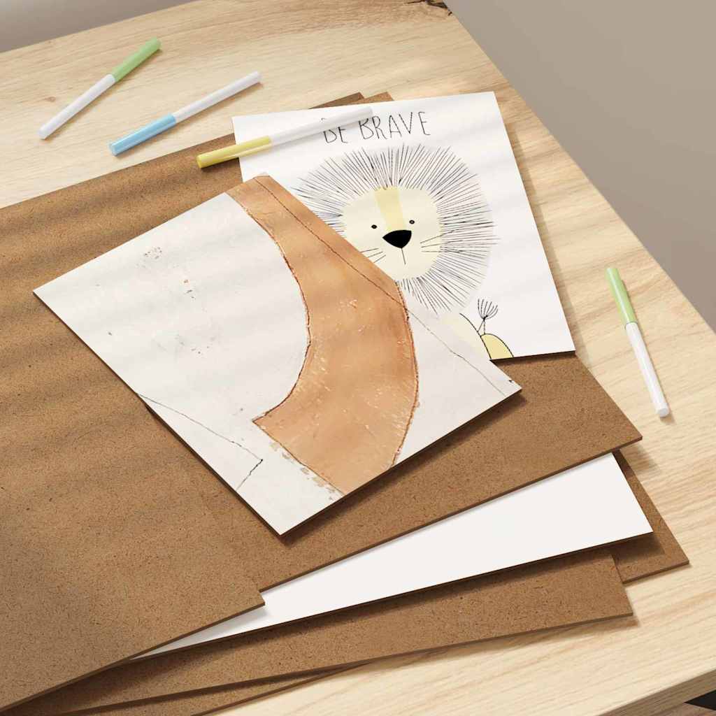 12 pcs White Engineered wood