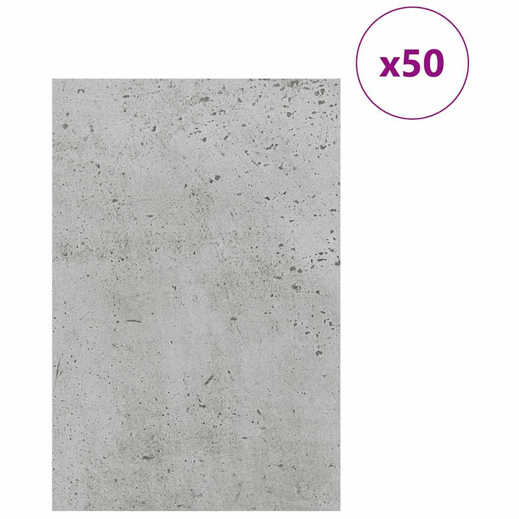 50 pcs Concrete grey Engineered wood