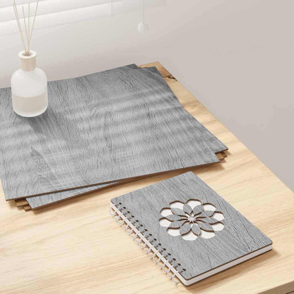 50 pcs Grey sonoma 30 x 30 x 0.3 cm Engineered wood