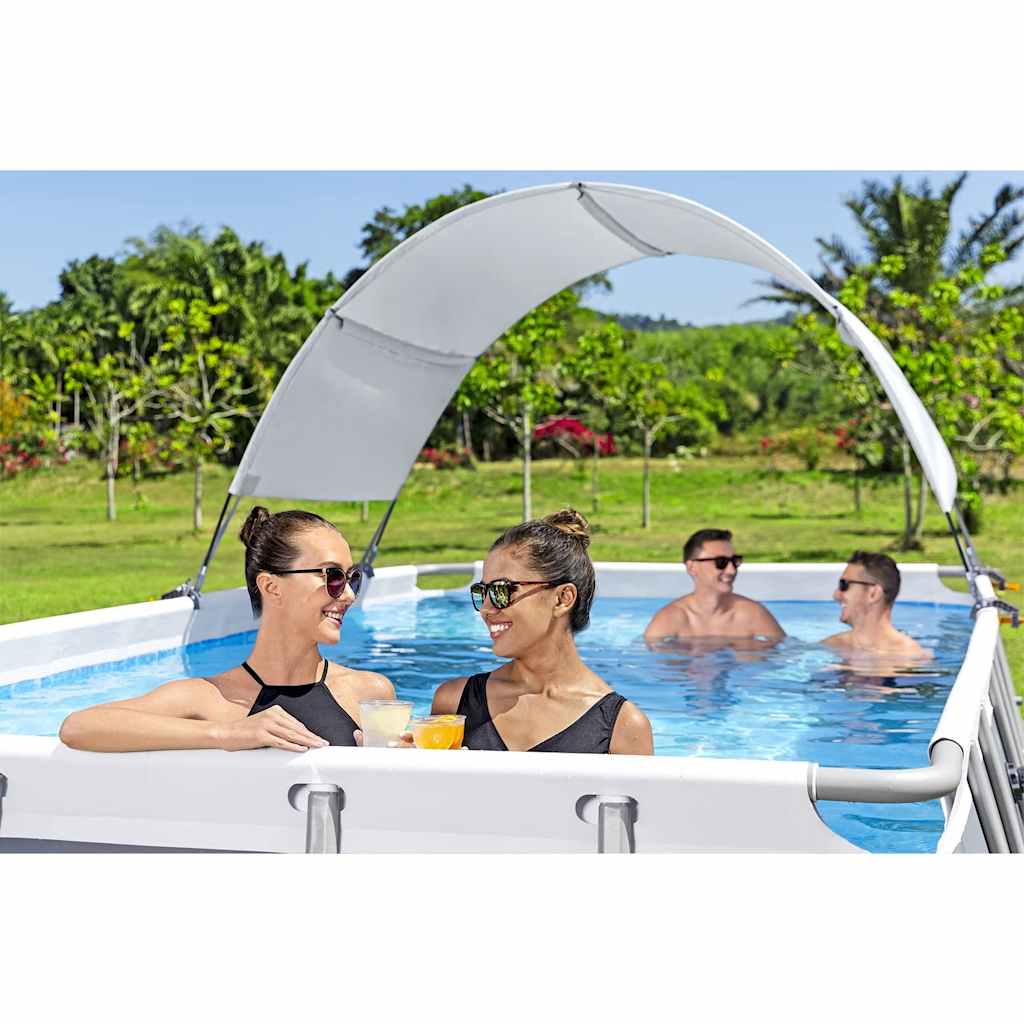Above Ground Pool Canopy White