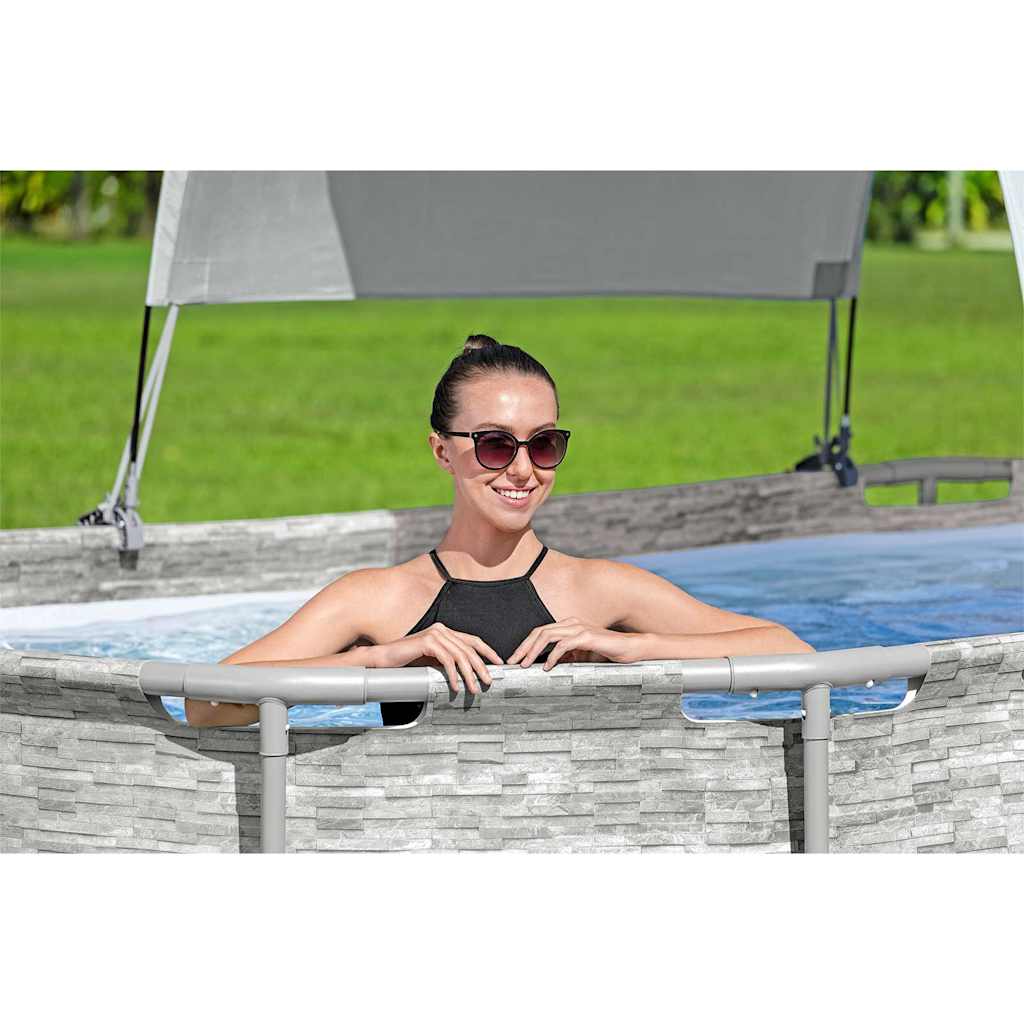 Above Ground Pool Canopy White