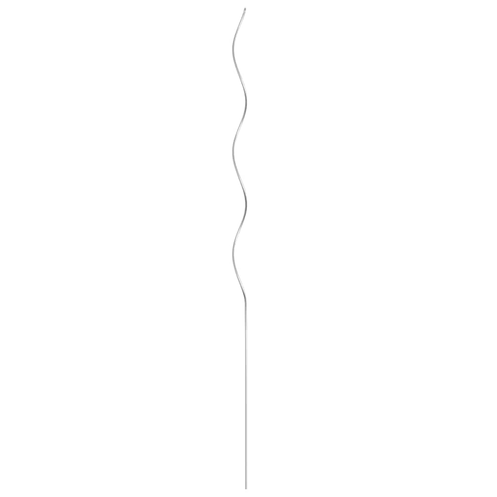 50 pcs Spiral Plant Supports 110 cm Galvanised Steel