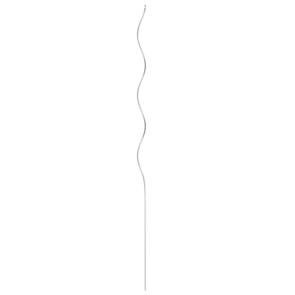 50 pcs Spiral Plant Supports 110 cm Galvanised Steel