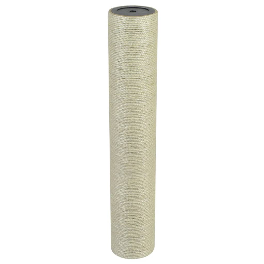 Cat Scratching Post 8x45 cm 8 mm Beige