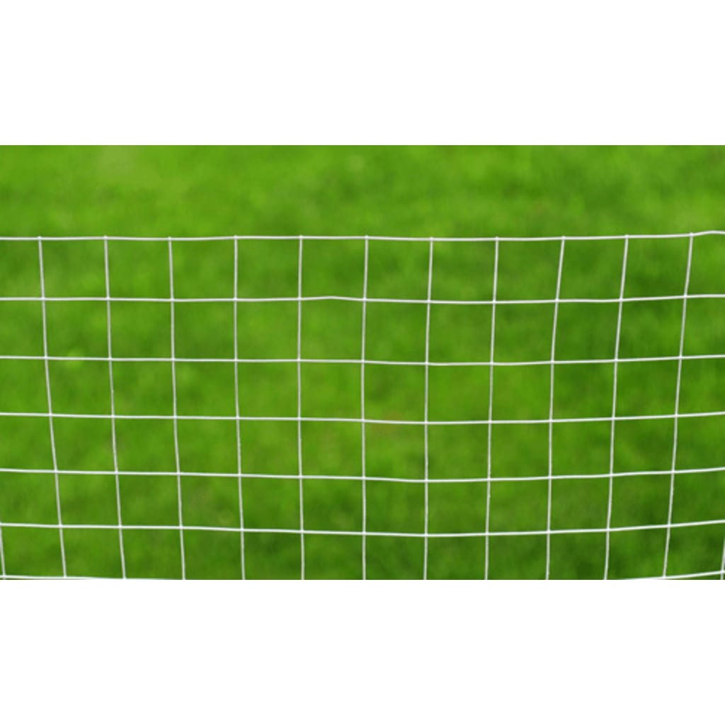 Chicken Wire Fence Galvanised Steel 25x1 m Silver