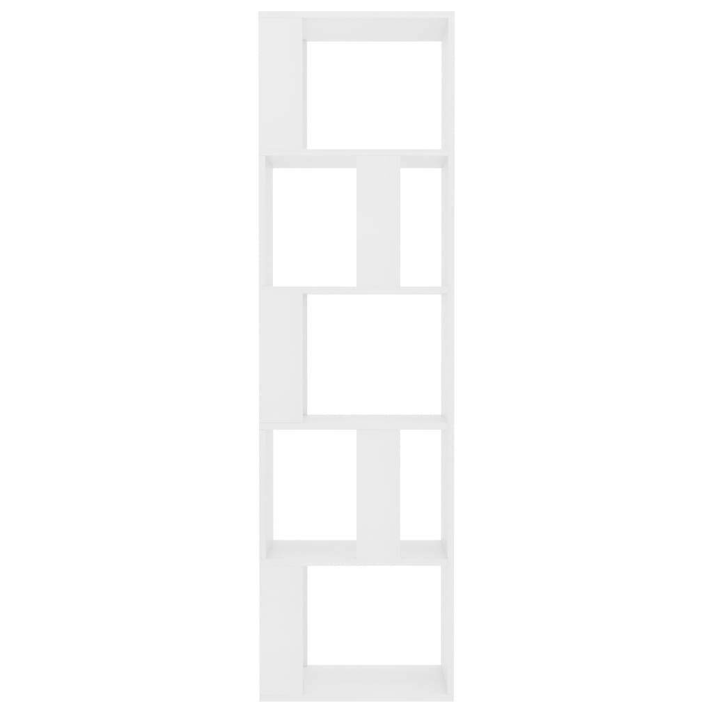 Book Cabinet/Room Divider White 45x24x159 cm Engineered Wood