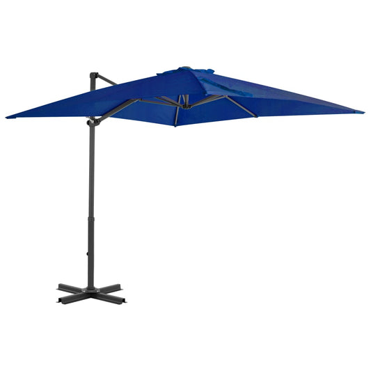 Cantilever Garden Parasol with Aluminium Pole Azure Blue 250x250 cm