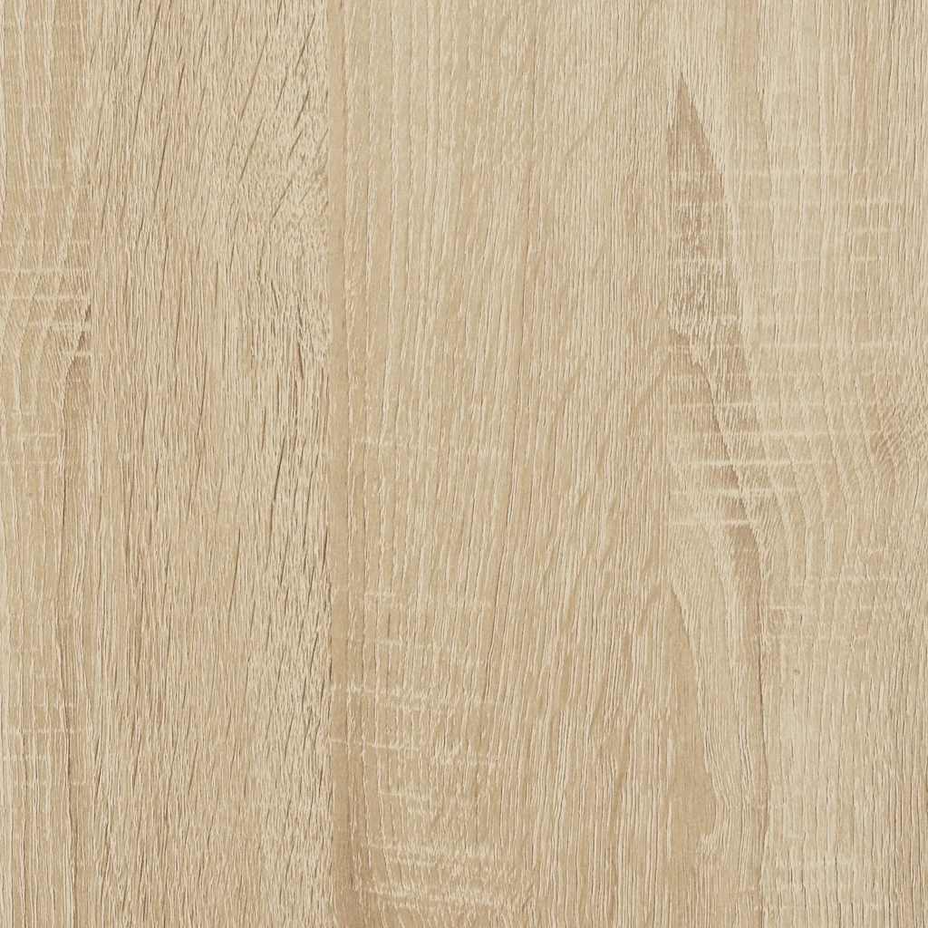 2-Tier Book Cabinet Sonoma Oak 40x30x76.5 cm Engineered Wood