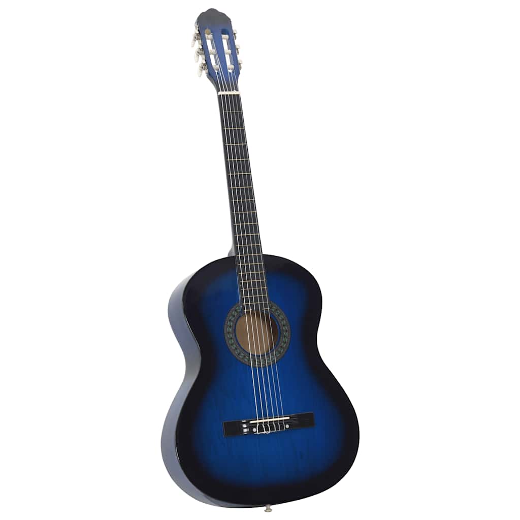 Classical Guitar for Beginner Blue 4/4 39" Basswood