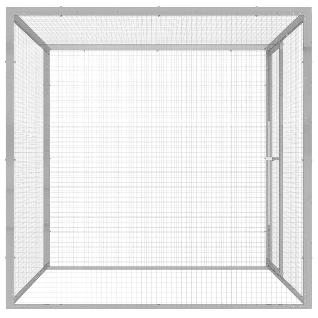 Cat Cage 1.5x1.5x1.5 m Galvanised Steel