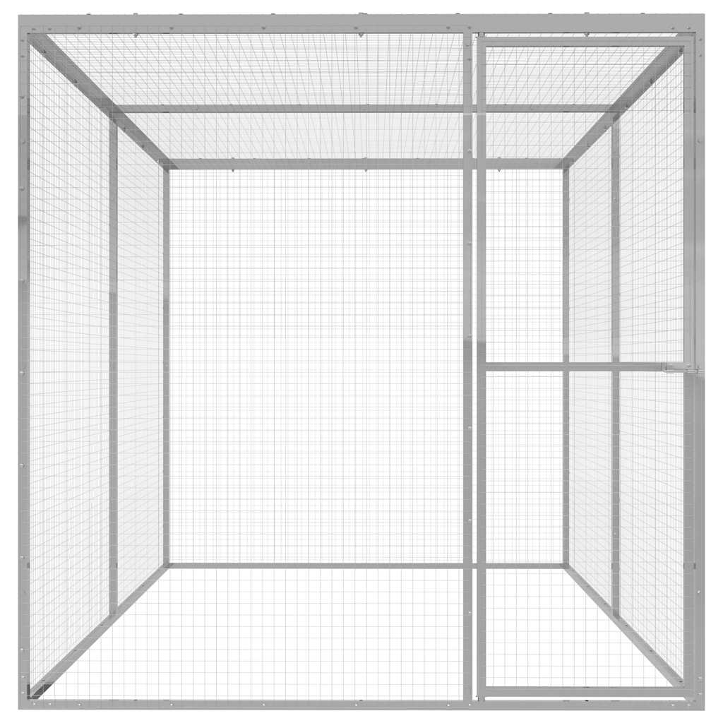 Cat Cage 3x1.5x1.5 m Galvanised Steel