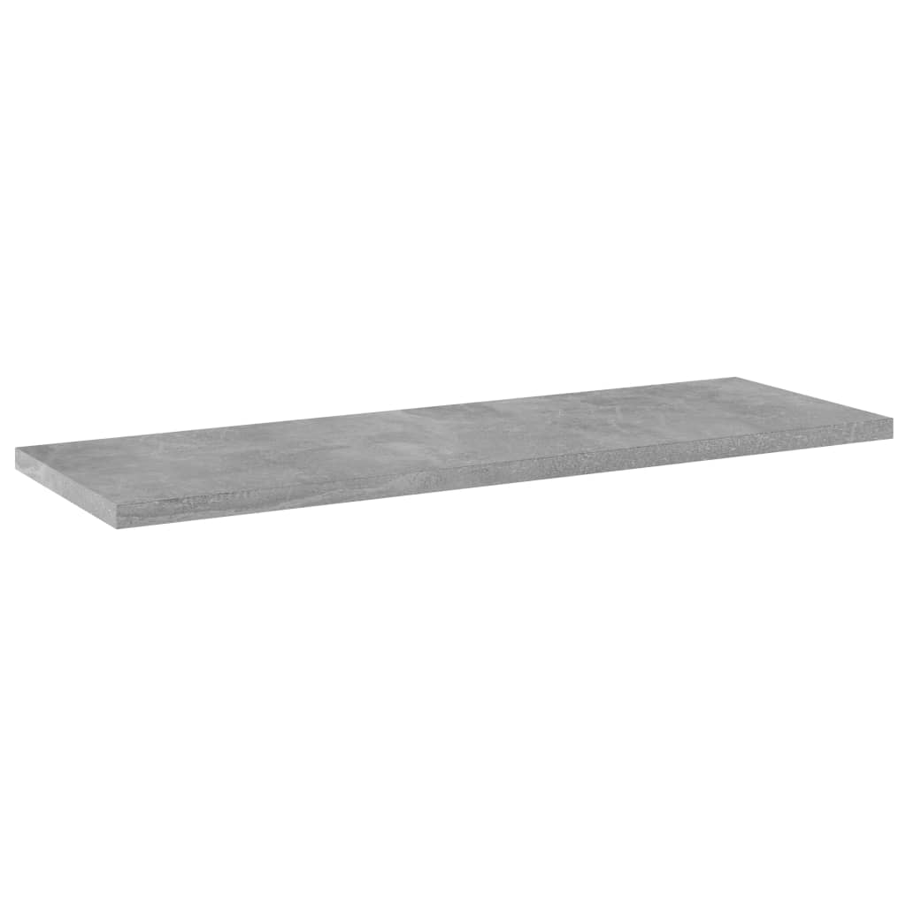 Bookshelf Boards 4 pcs Concrete Grey 60x20x1.5 cm Engineered Wood