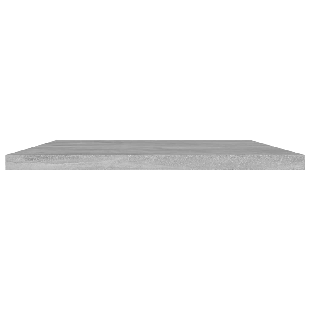 Bookshelf Boards 4 pcs Concrete Grey 60x20x1.5 cm Engineered Wood