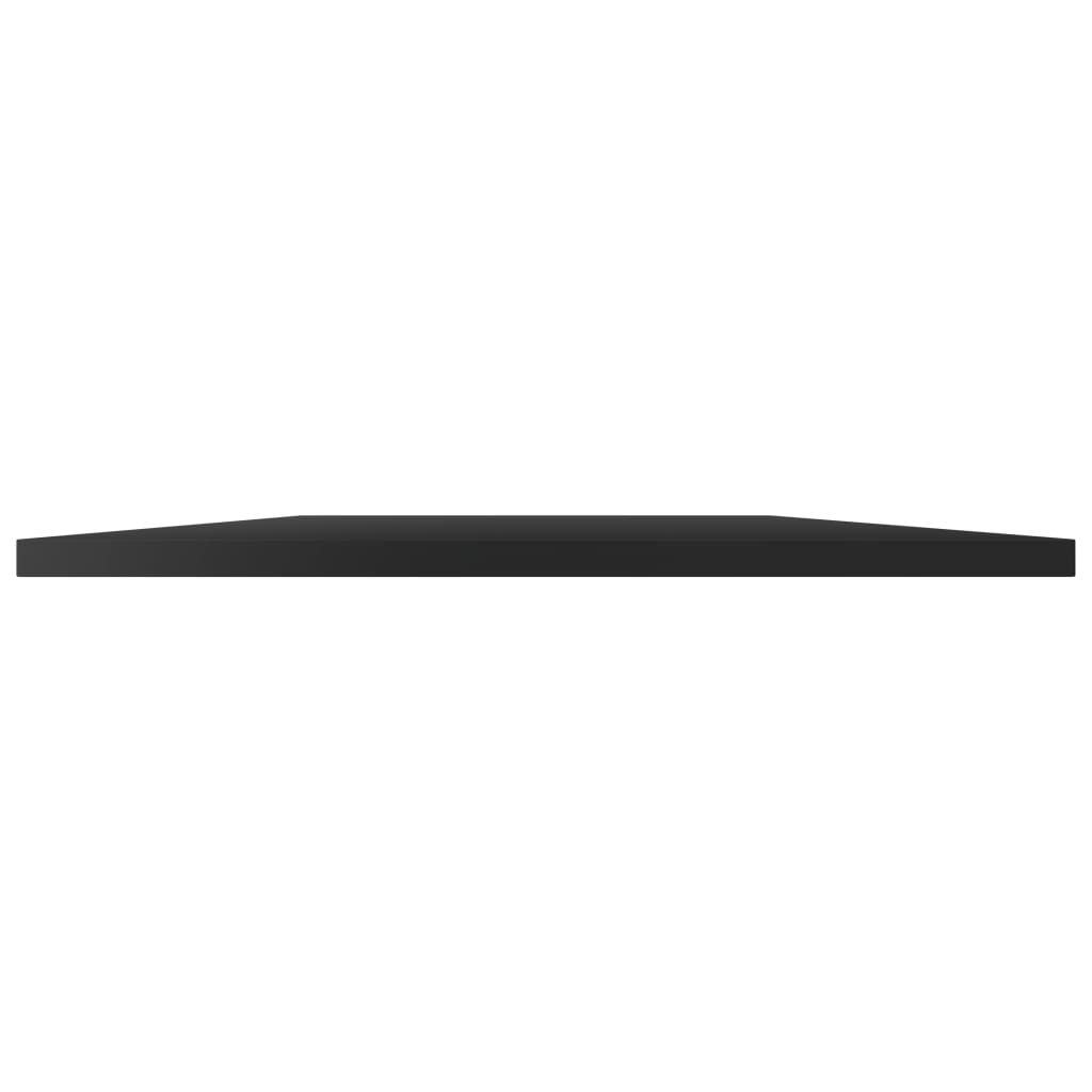 Bookshelf Boards 8 pcs High Gloss Black 60x50x1.5 cm Engineered Wood