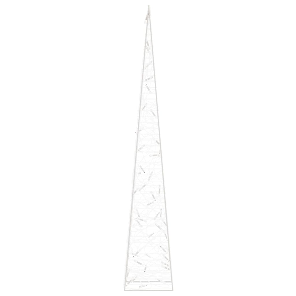 Acrylic Decorative LED Light Cone Blue 90 cm